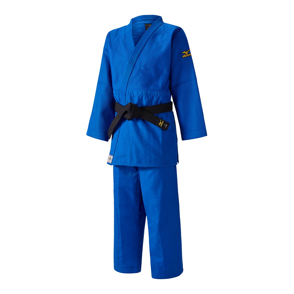 Judogis Mizuno Yusho Best IJF Hombre Azules Outlet LKDH-14786